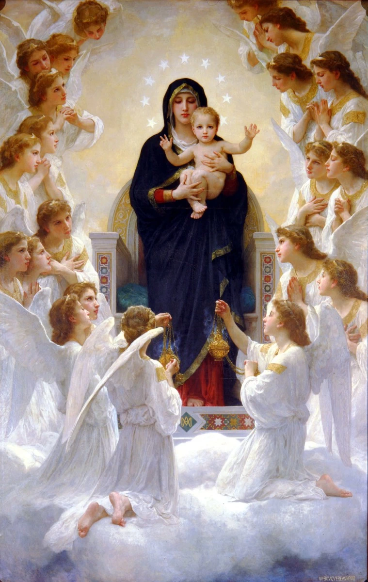 La Vergine con gli angeli, 1900